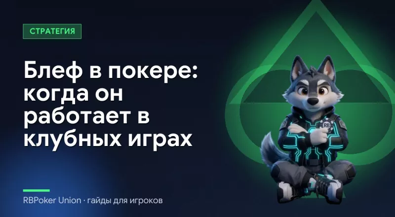Блеф в покере: когда он работает в клубных играх