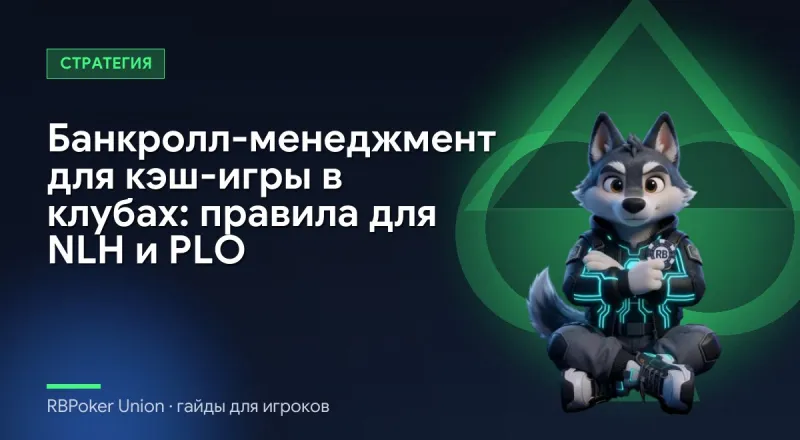 Банкролл-менеджмент для кэш-игры в клубах: правила для NLH и PLO