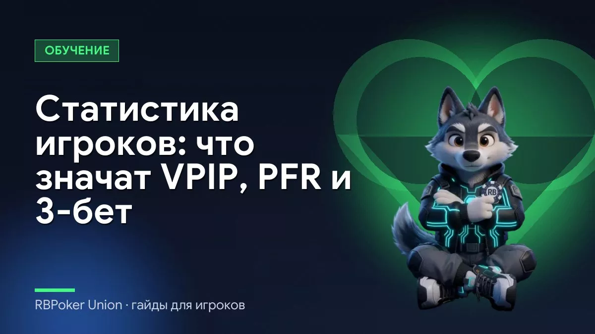 Статистика игроков: что значат VPIP, PFR и 3-бет