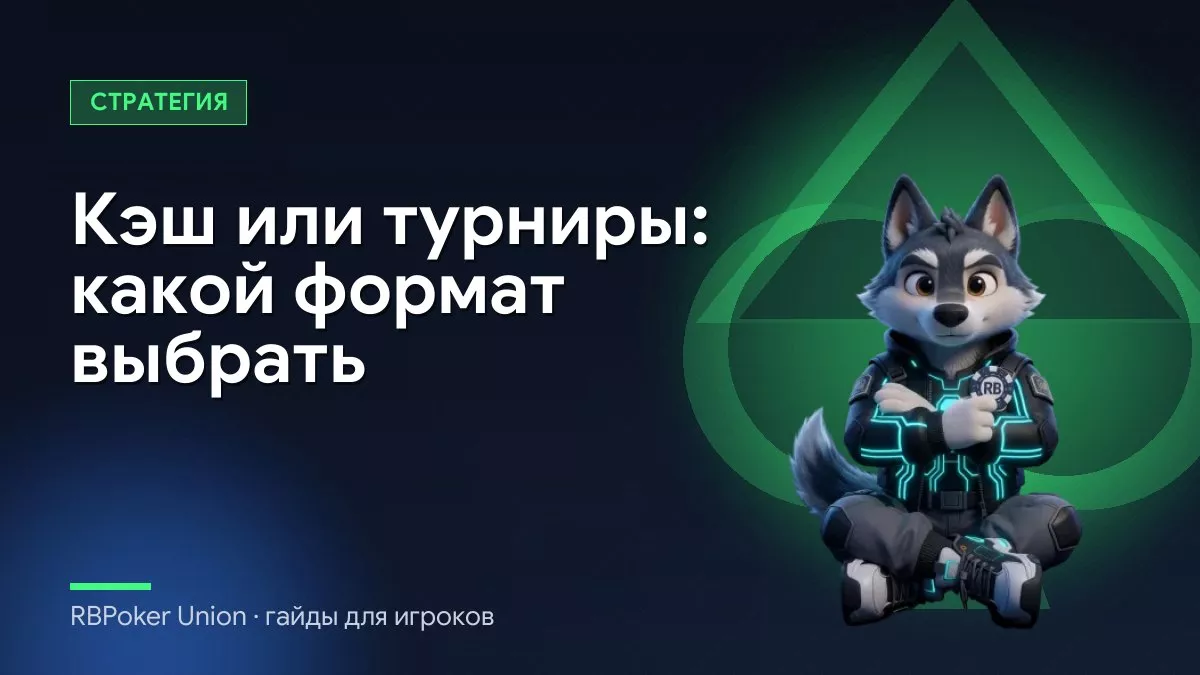 Кэш или турниры: какой формат выбрать