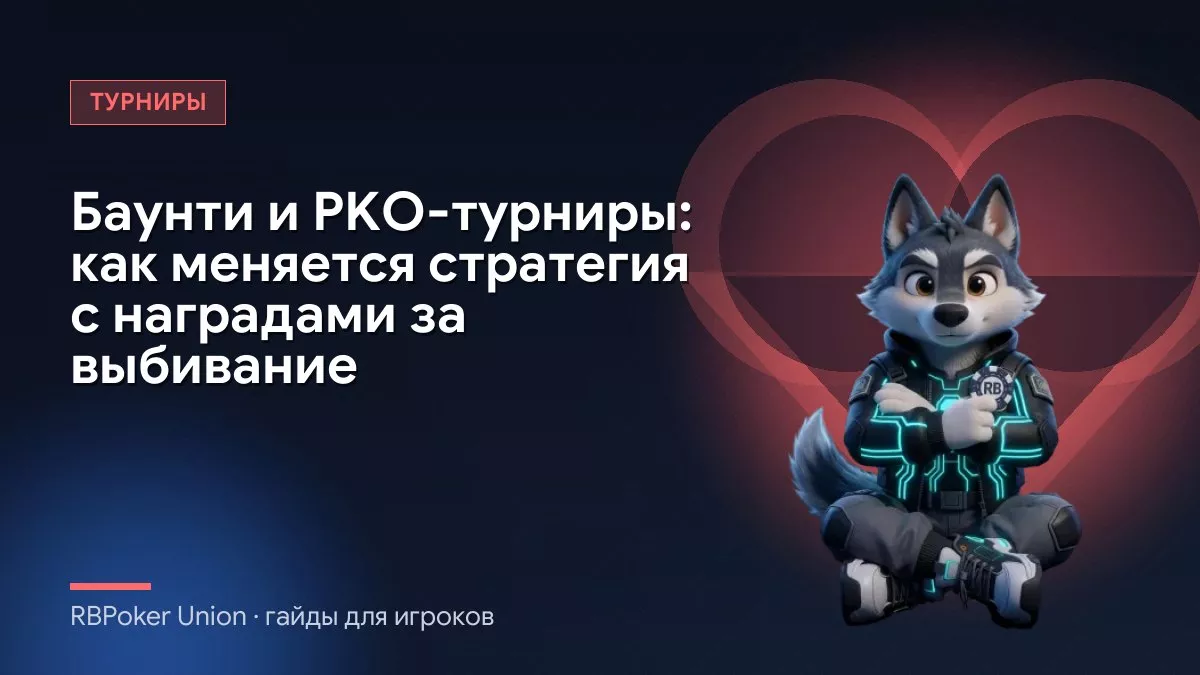 Баунти и PKO-турниры: как меняется стратегия с наградами за выбивание