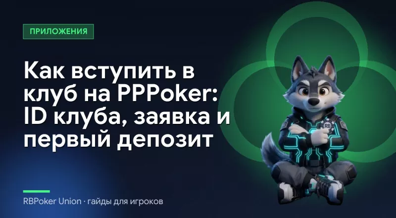 Как вступить в клуб на PPPoker: ID клуба, заявка и первый депозит