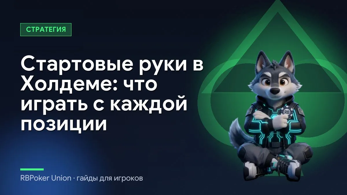 Стартовые руки в Холдеме: что играть с каждой позиции