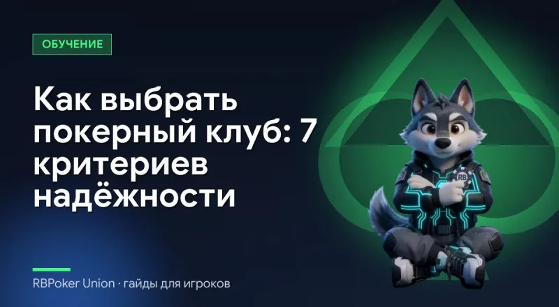 Как выбрать покерный клуб: 7 критериев надёжности
